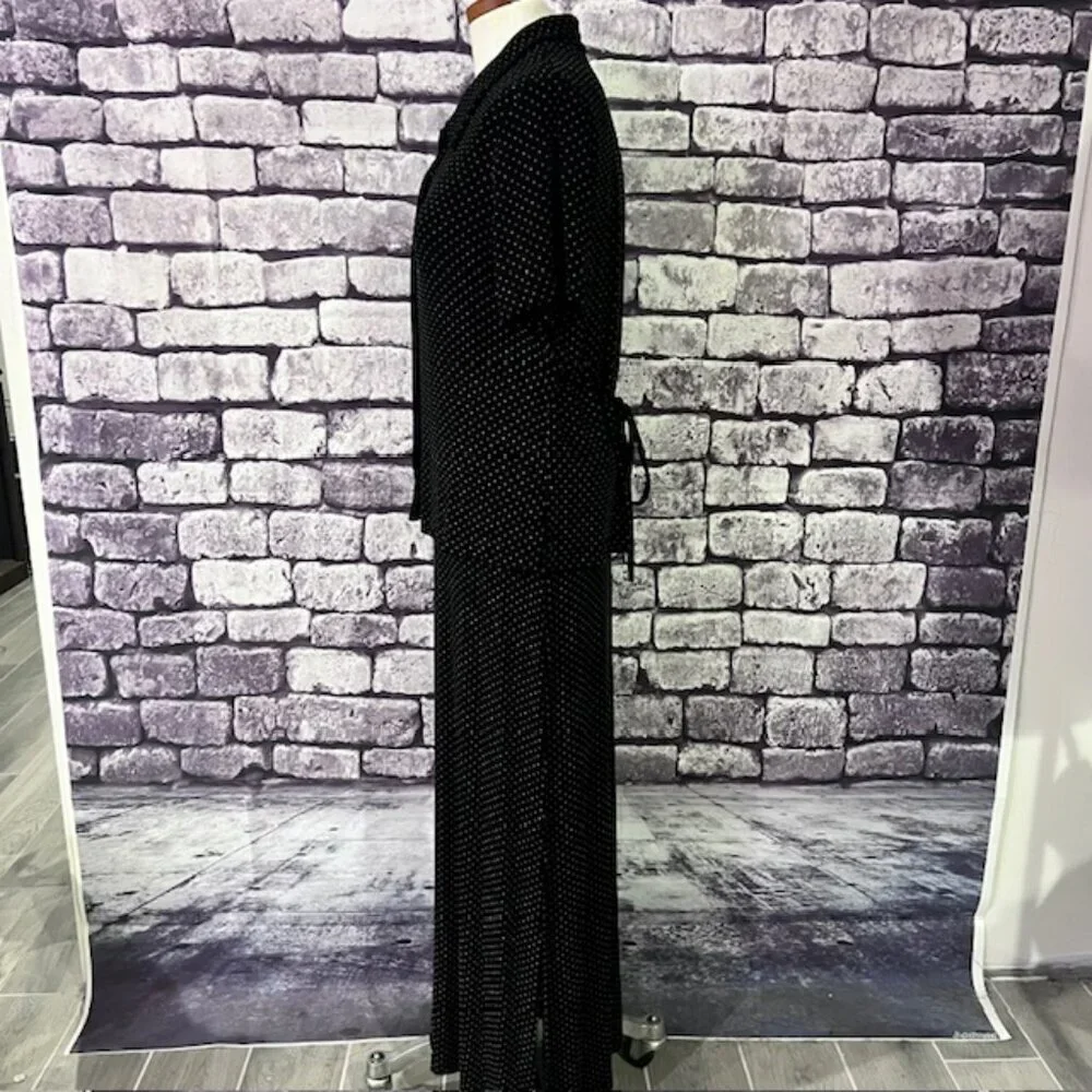 Ronni Nicole Black & White Matching Dress & Jacket Size 10 - Picture 4 of 11
